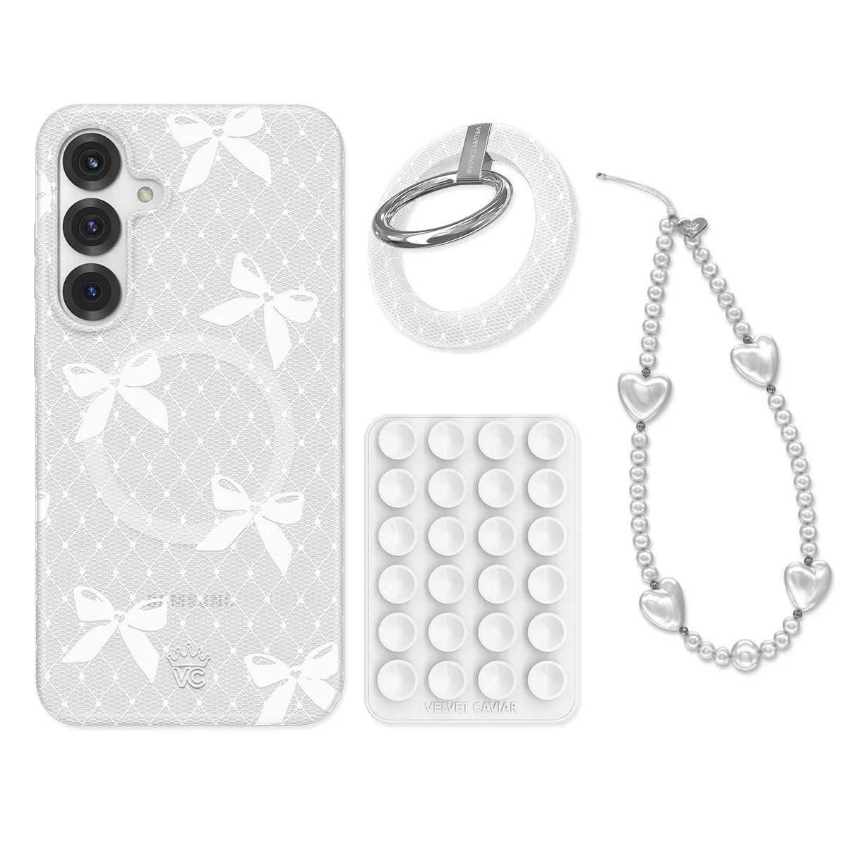 Vintage Lace Bows Samsung Bundle Set - Image 2