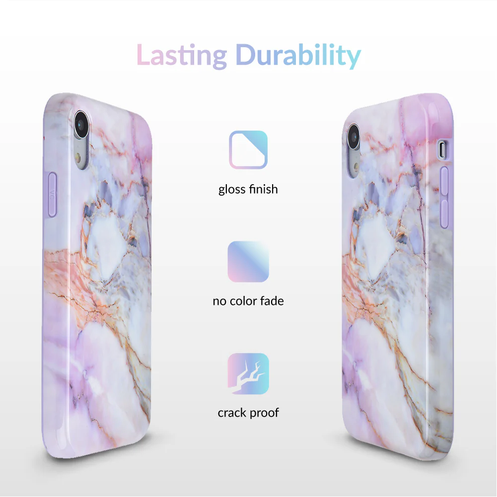 Violet Sky Marble iPhone Case - Image 56