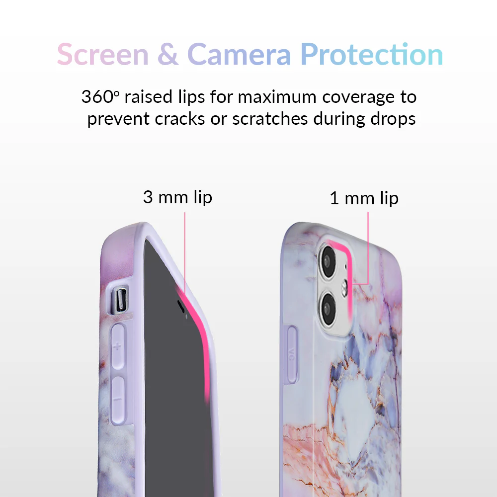 Violet Sky Marble iPhone Case - Image 59