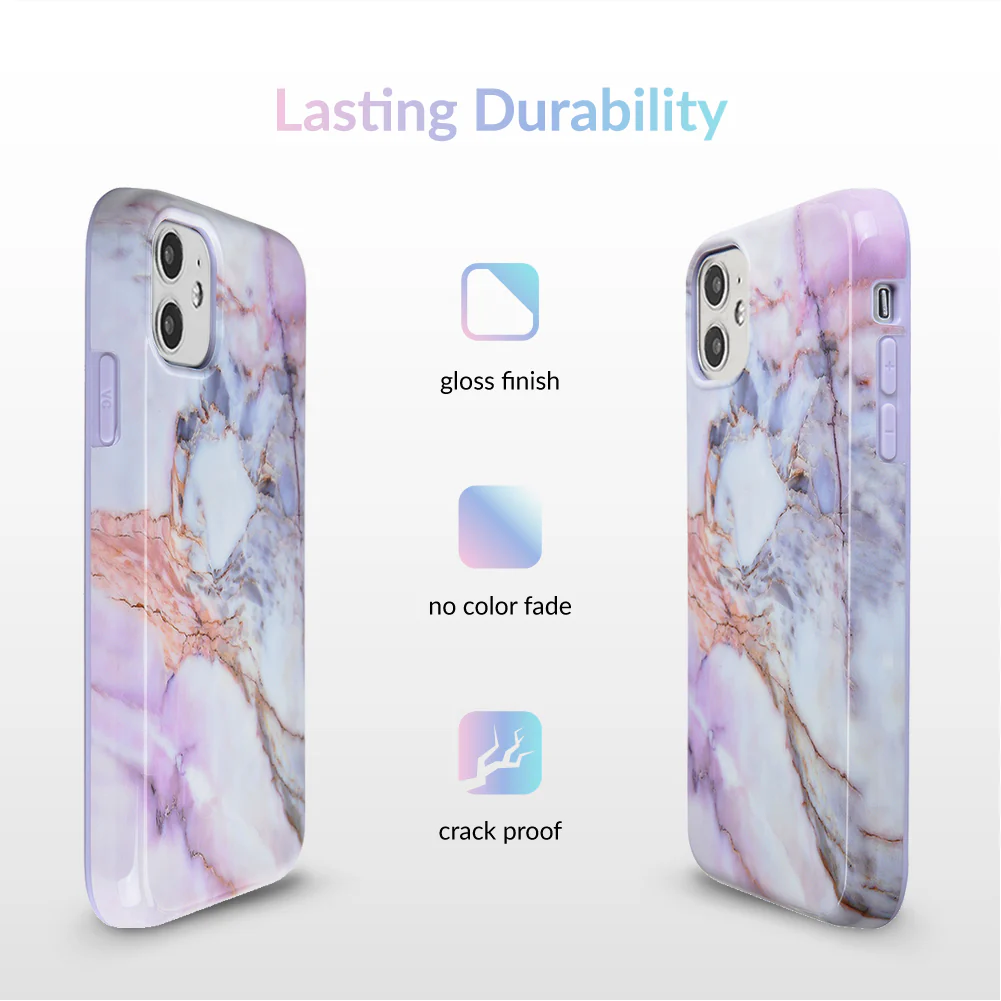 Violet Sky Marble iPhone Case - Image 61
