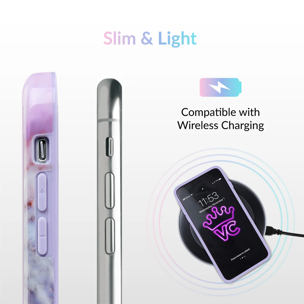 Violet Sky Marble iPhone Case - Image 62