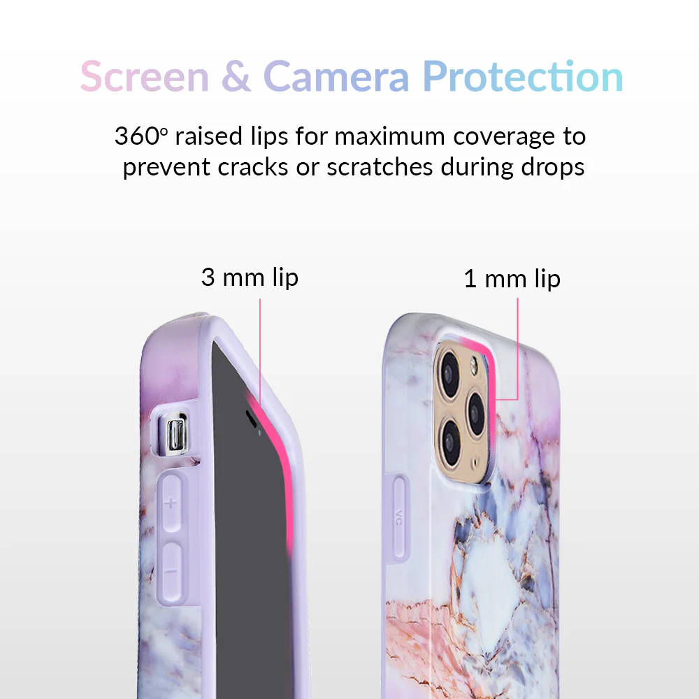 Violet Sky Marble iPhone Case - Image 64