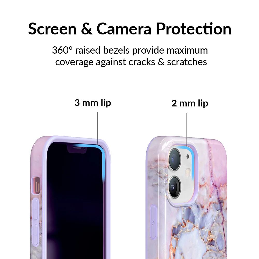 Violet Sky Marble iPhone Case - Image 84