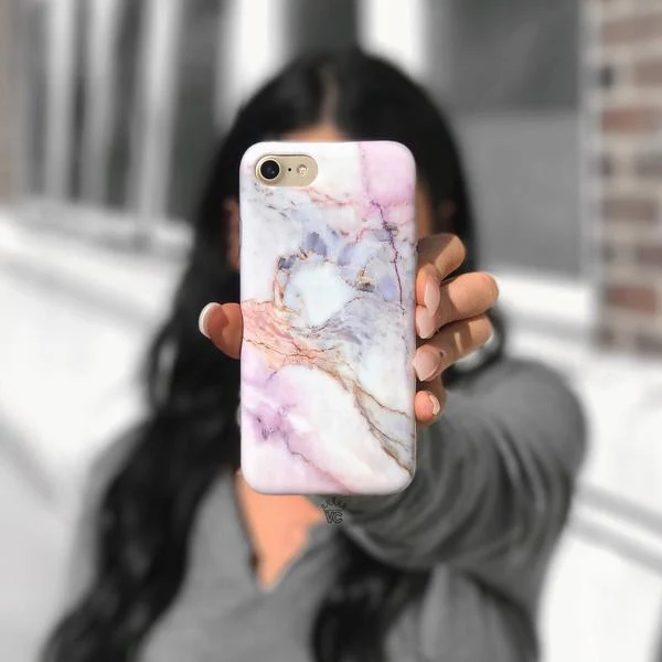 Violet Sky Marble iPhone Case - Image 9