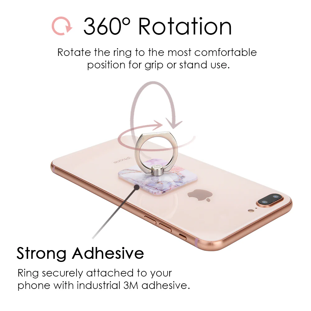 Violet Sky Marble Phone Ring - Image 3