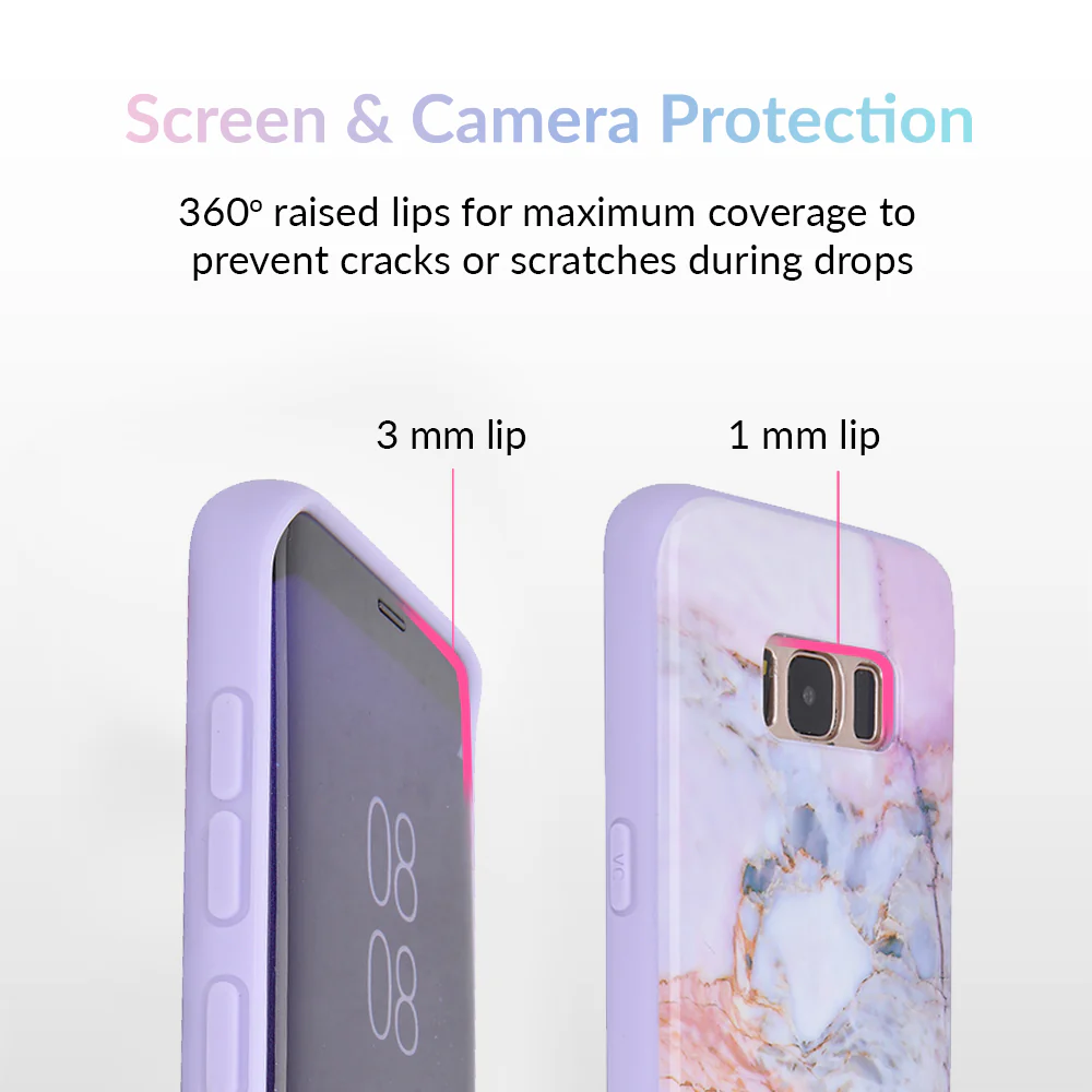 Violet Sky Marble Samsung Case - Image 7