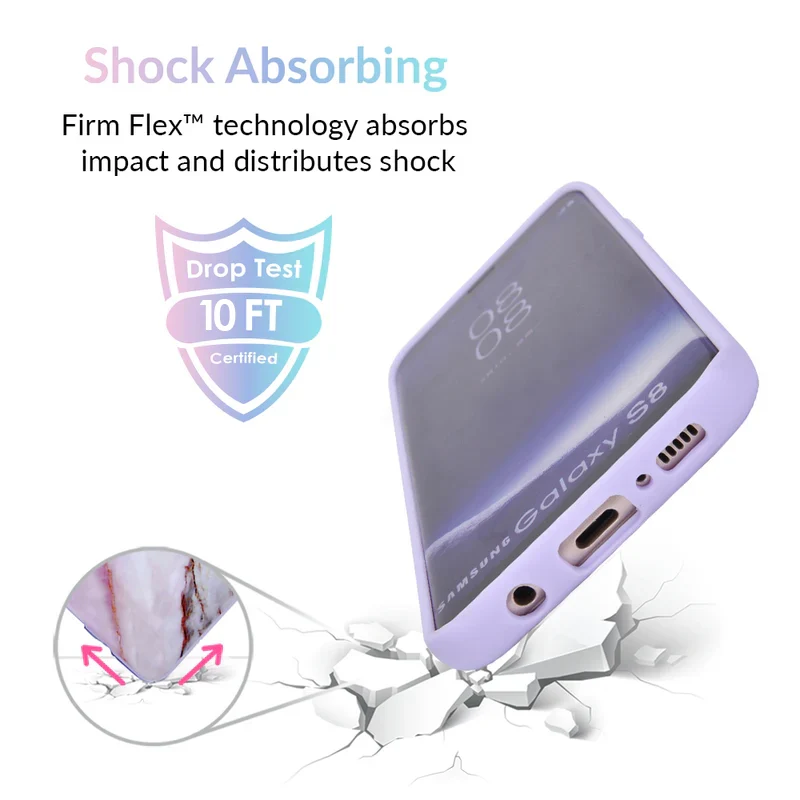 Violet Sky Marble Samsung Case - Image 8