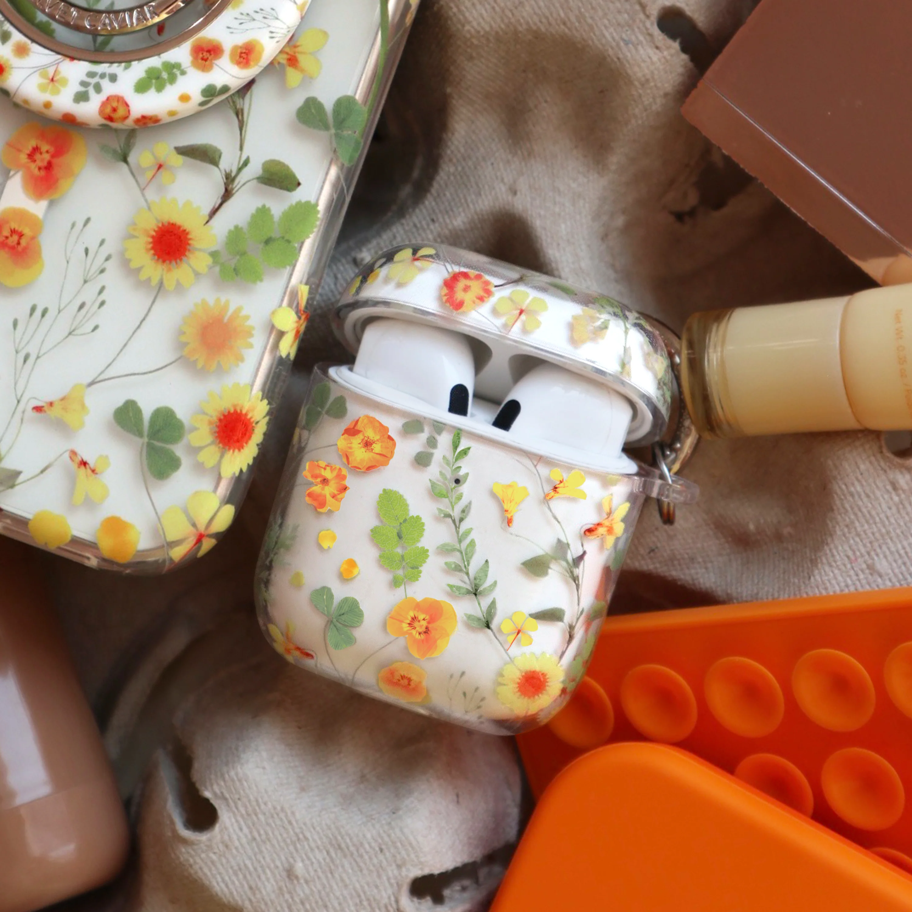 Whimsical Floral AirPod Case - Image 2