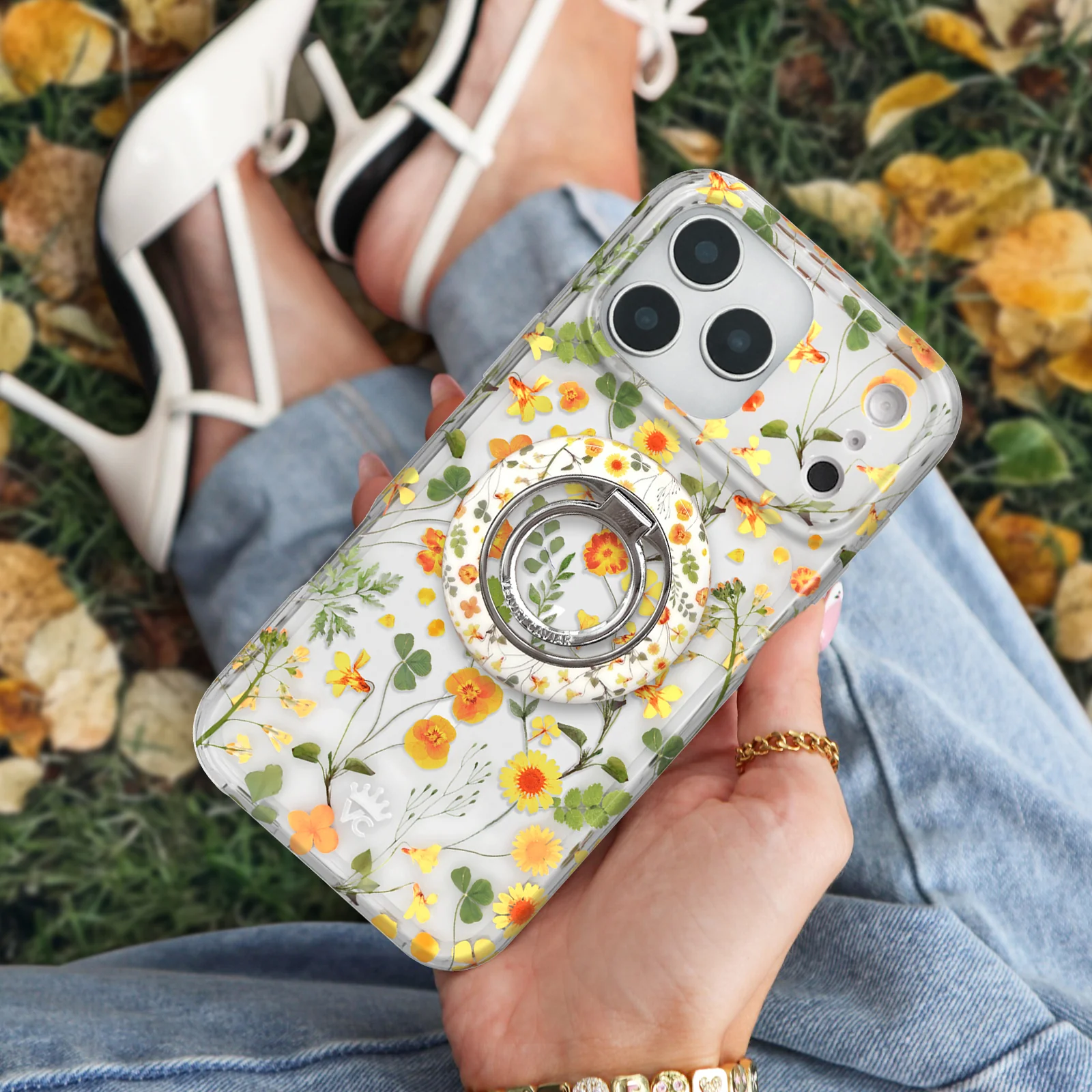 Whimsical Floral MagSafe Grip Ring - Image 6