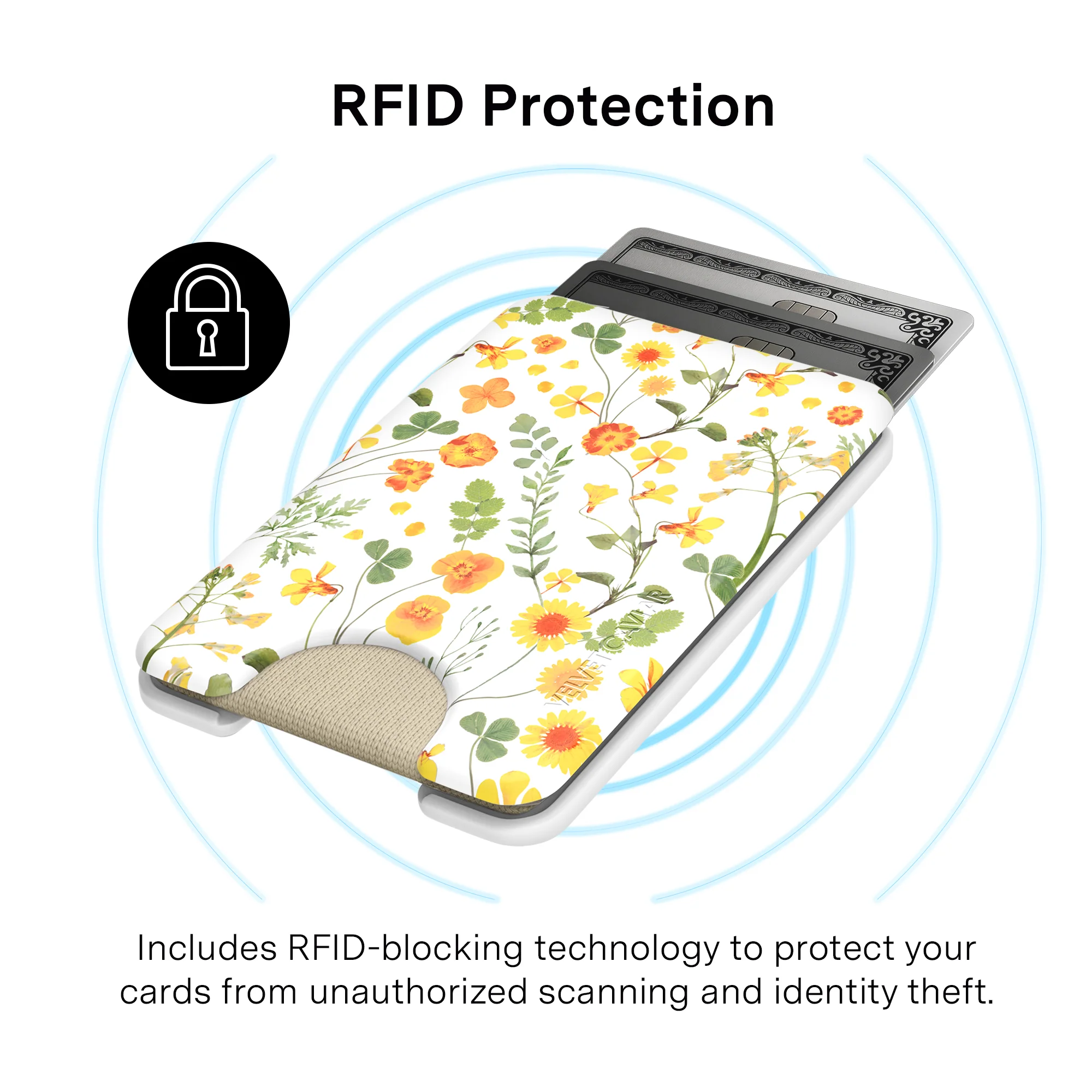 Whimsical Floral MagSafe Wallet - Image 4