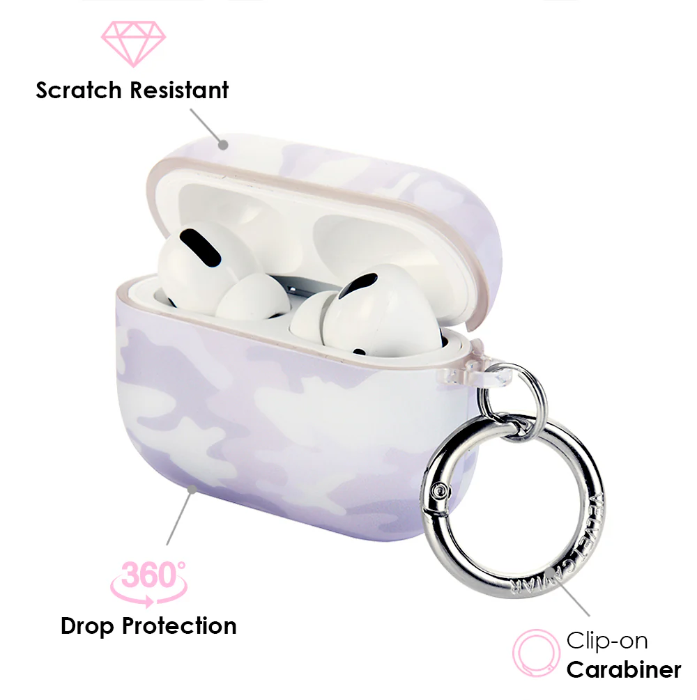 White Clouds Camo Airpods Case - Image 7