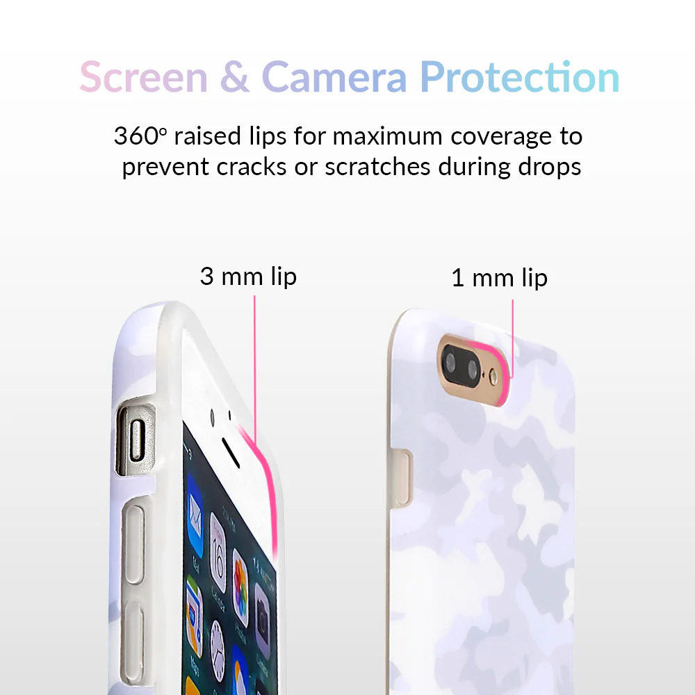 White Clouds Camo iPhone Case - Image 17