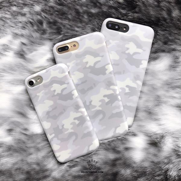 White Clouds Camo iPhone Case - Image 56