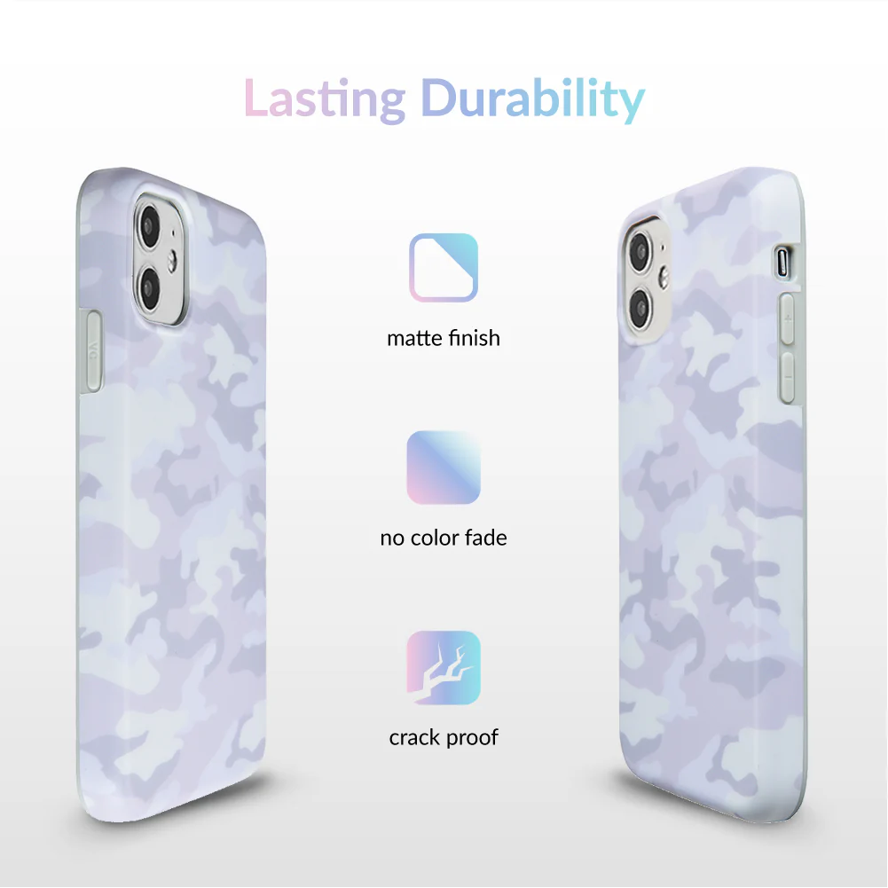 White Clouds Camo iPhone Case - Image 65