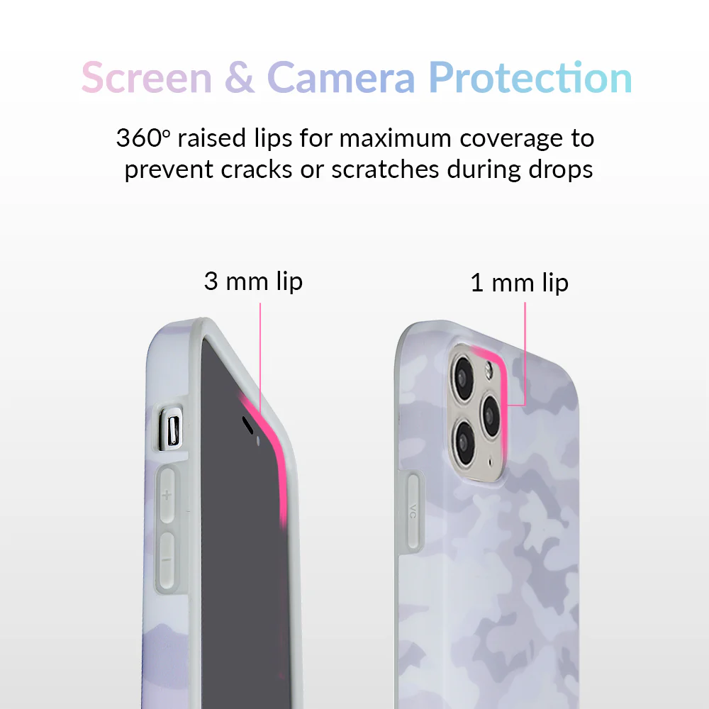 White Clouds Camo iPhone Case - Image 73
