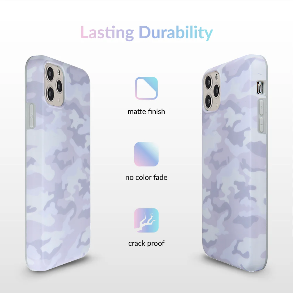 White Clouds Camo iPhone Case - Image 75