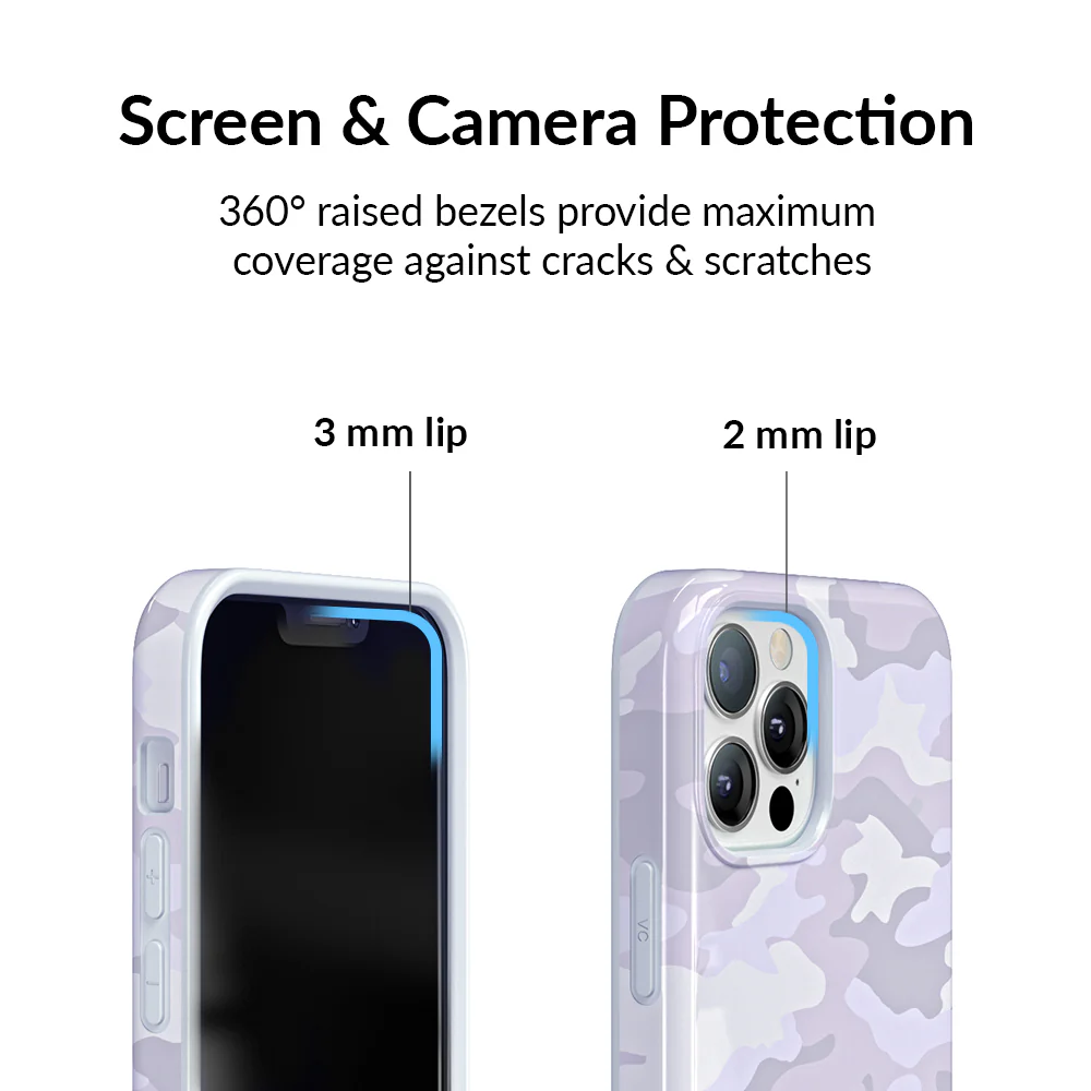 White Clouds Camo iPhone Case - Image 78