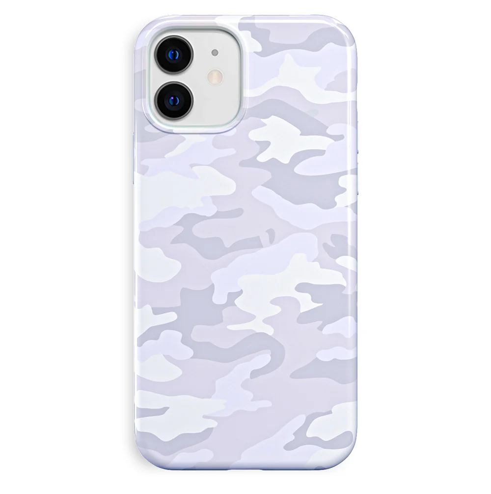 White Clouds Camo iPhone Case - Image 87