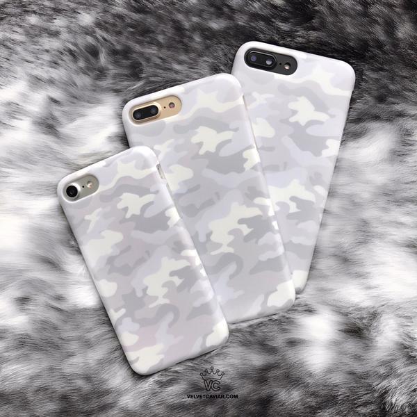 White Clouds Camo iPhone Case - Image 9