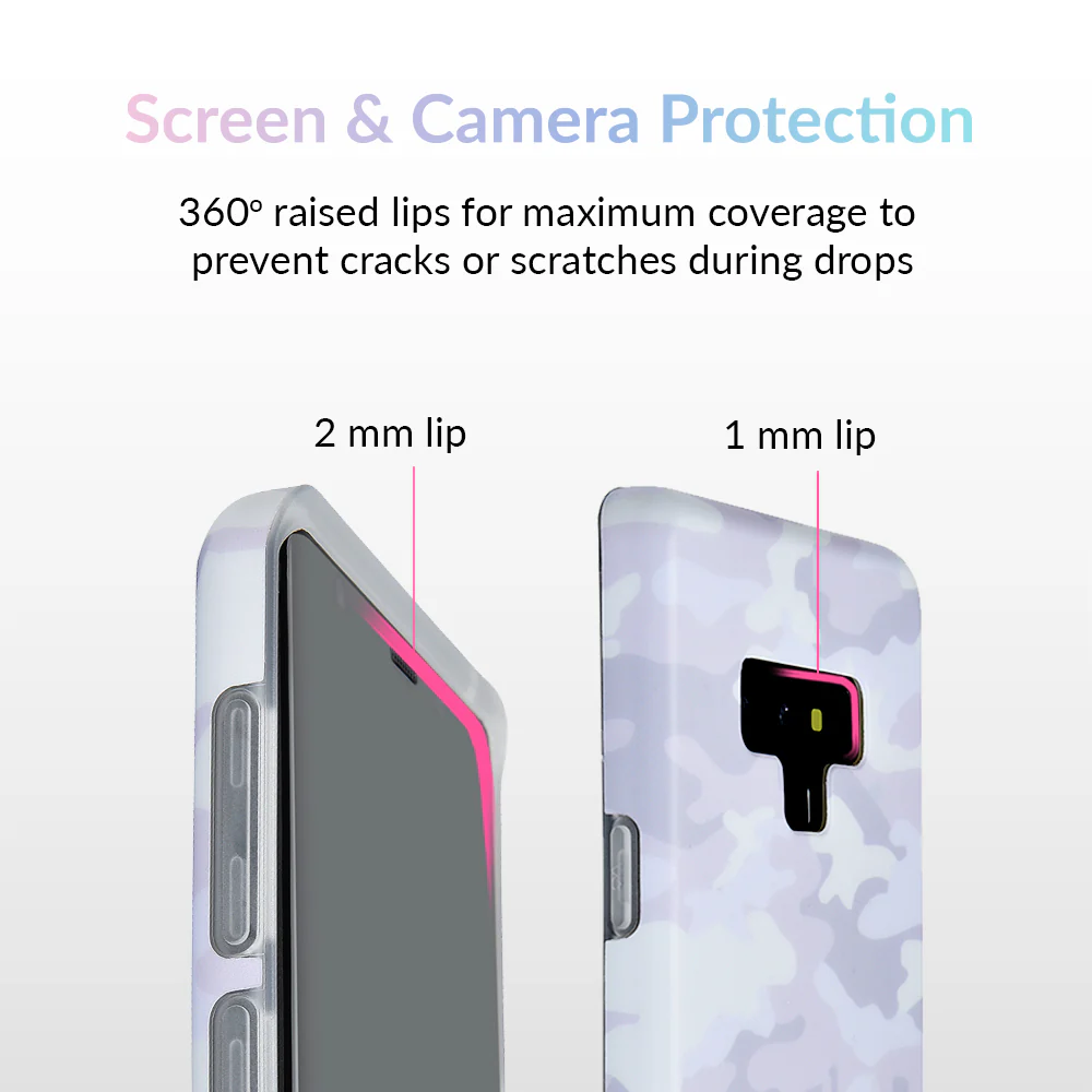 White Clouds Camo Samsung Galaxy Case - Image 2