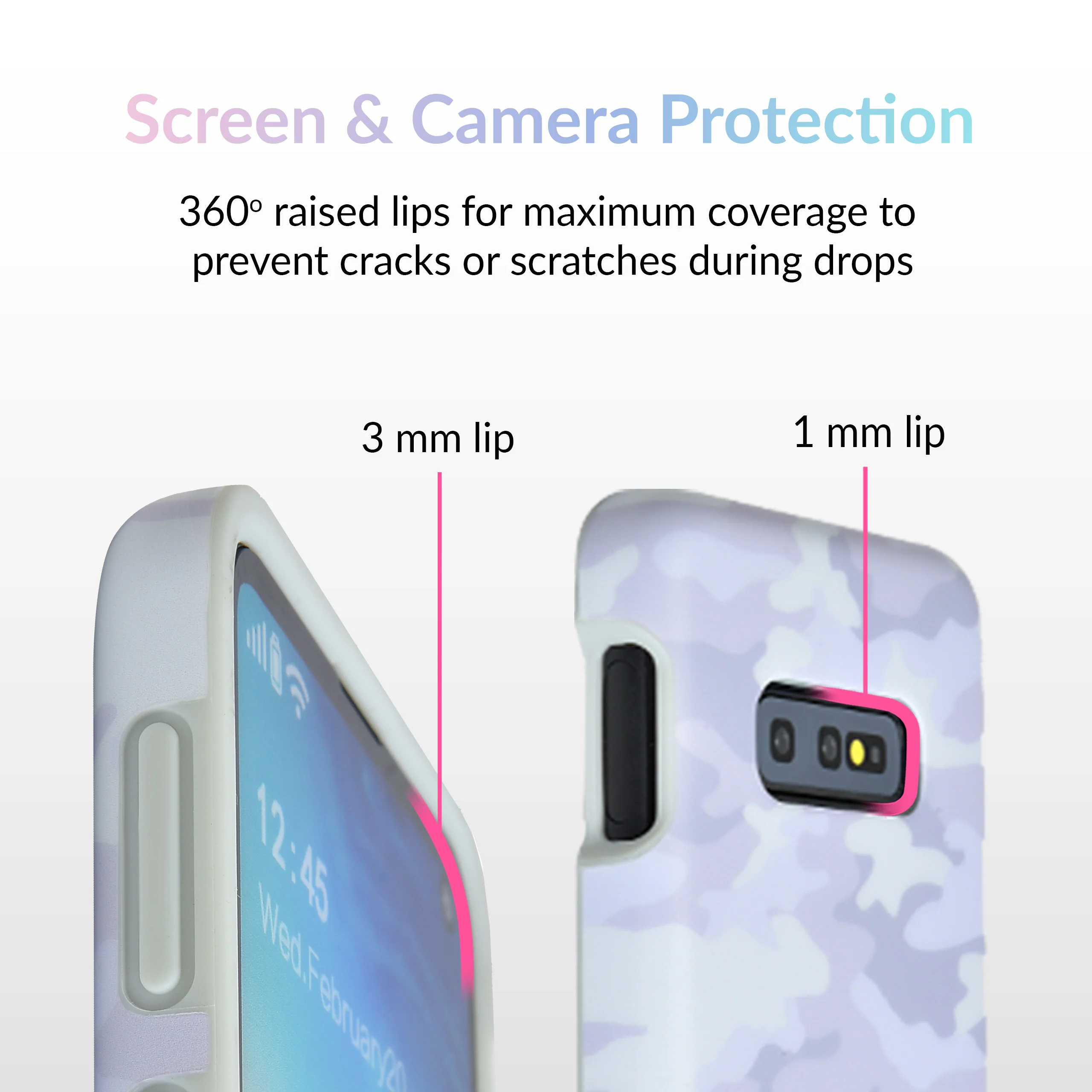 White Clouds Camo Samsung Galaxy Case - Image 21