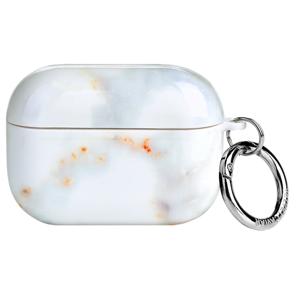 Grey Clouds Marble AirPods Case - Image 6