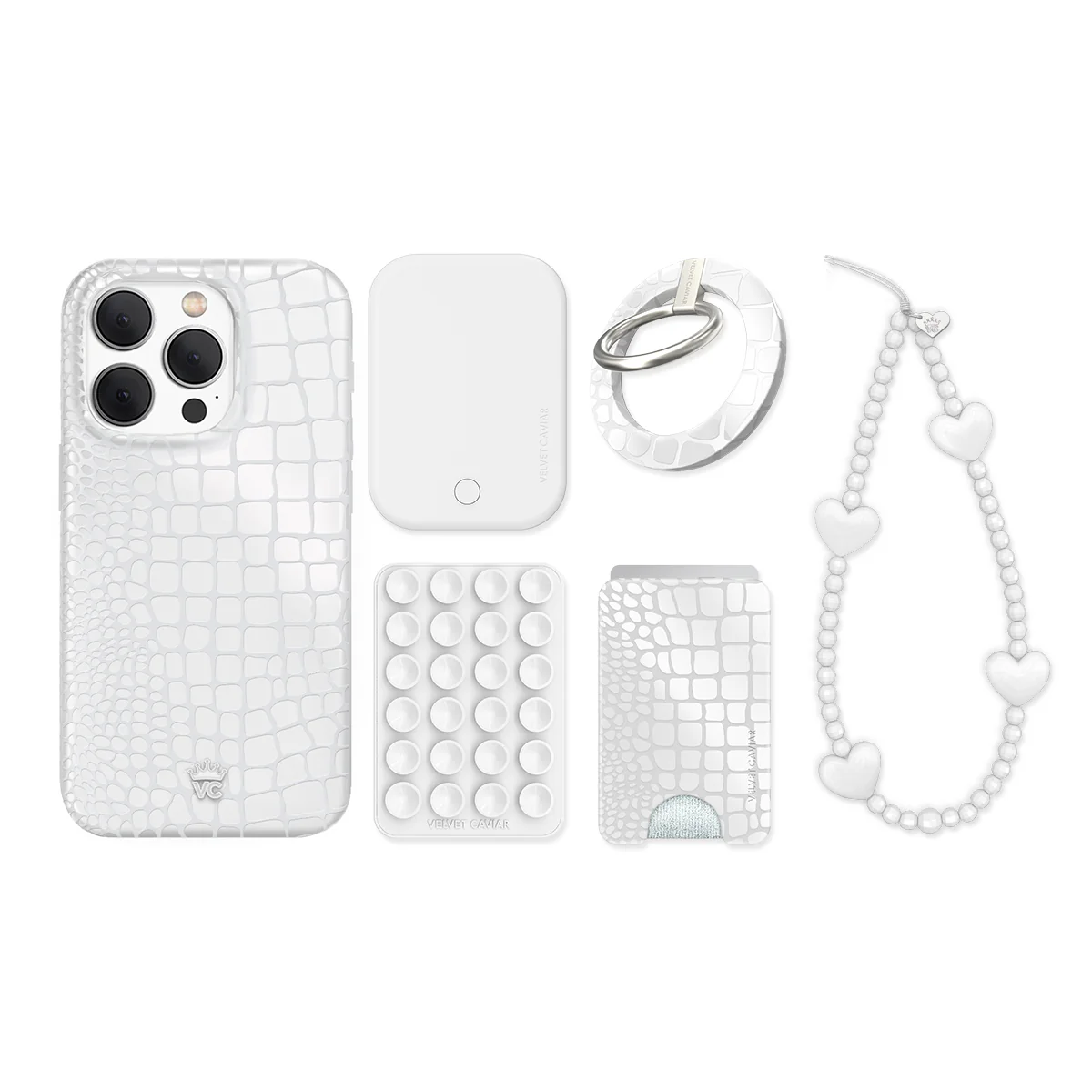 White Croc iPhone Bundle Set - Image 15