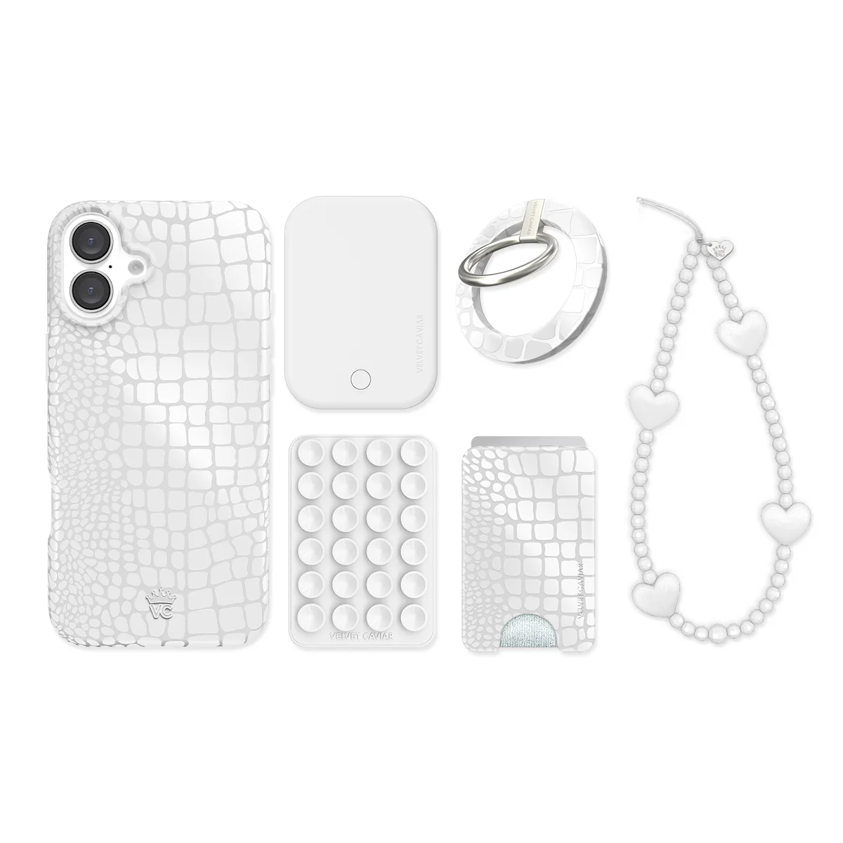 White Croc iPhone Bundle Set - Image 17