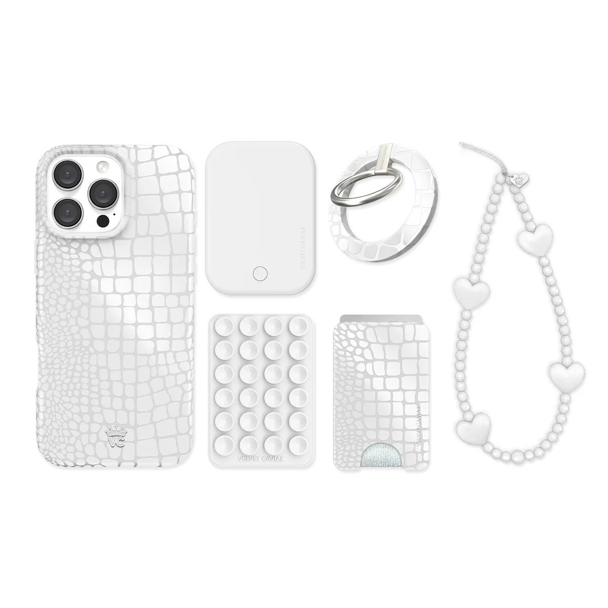 White Croc iPhone Bundle Set - Image 18
