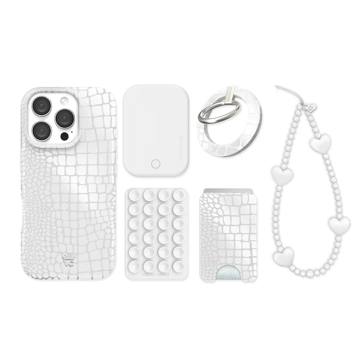 White Croc iPhone Bundle Set - Image 19