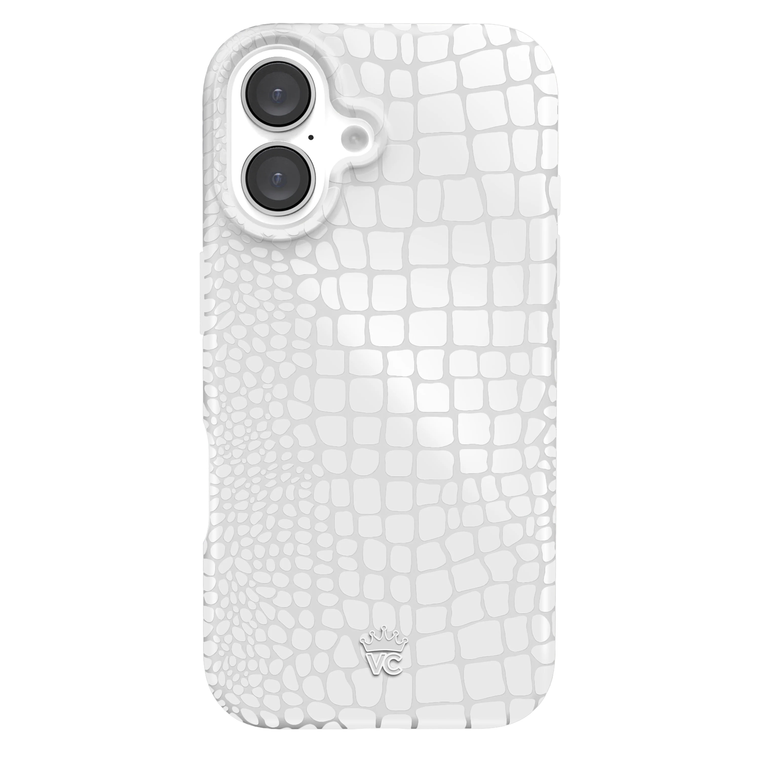 White Croc iPhone Case - Image 115