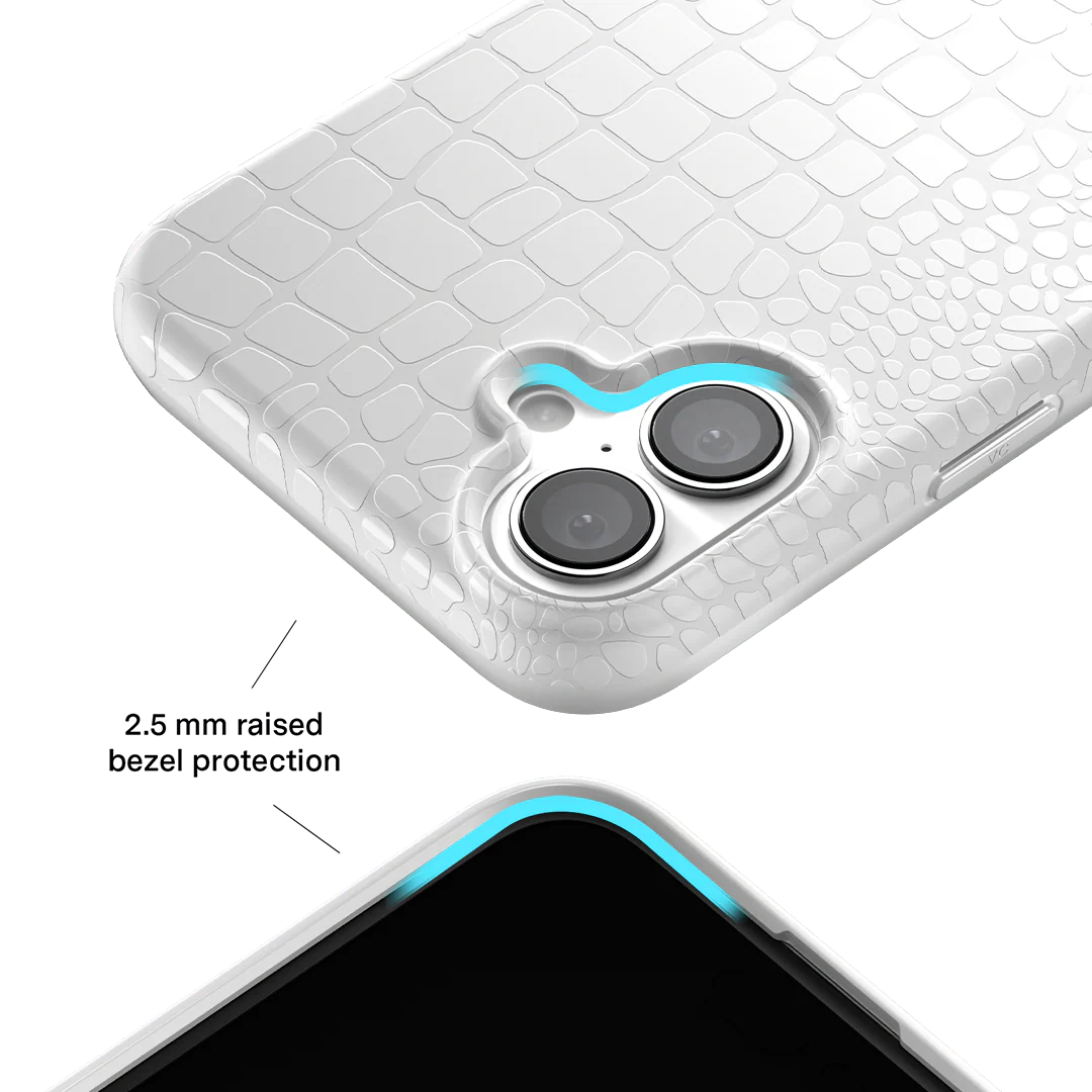 White Croc iPhone Case - Image 117