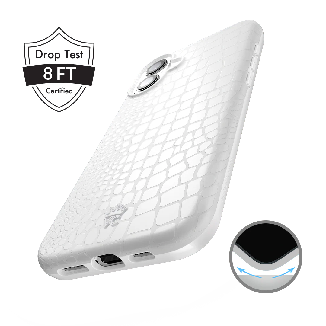 White Croc iPhone Case - Image 119