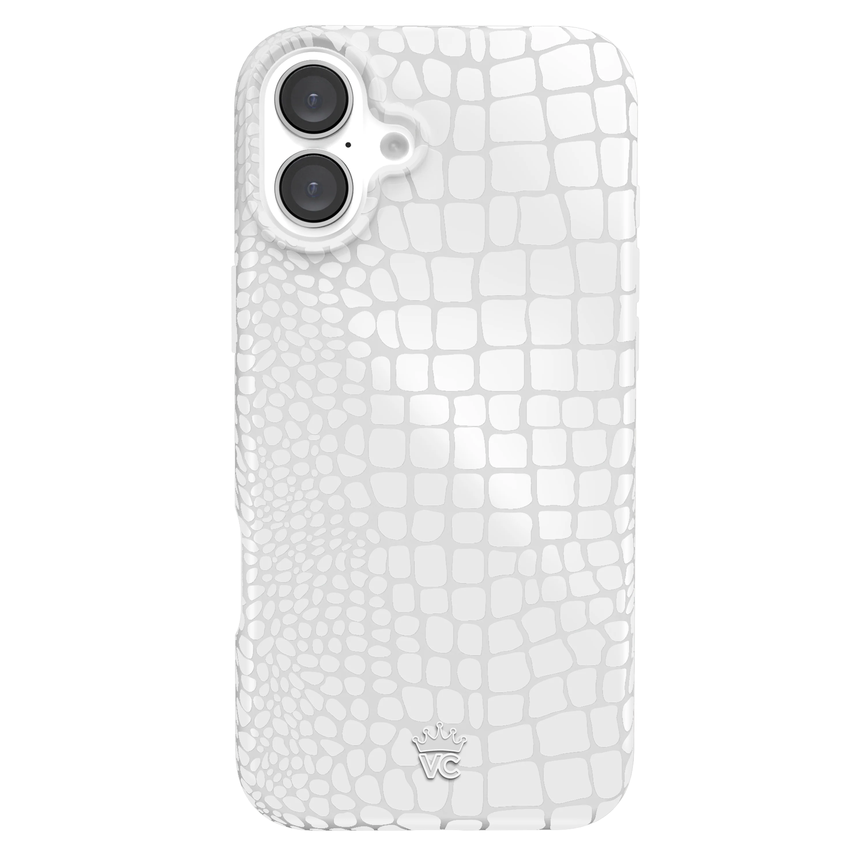 White Croc iPhone Case - Image 121