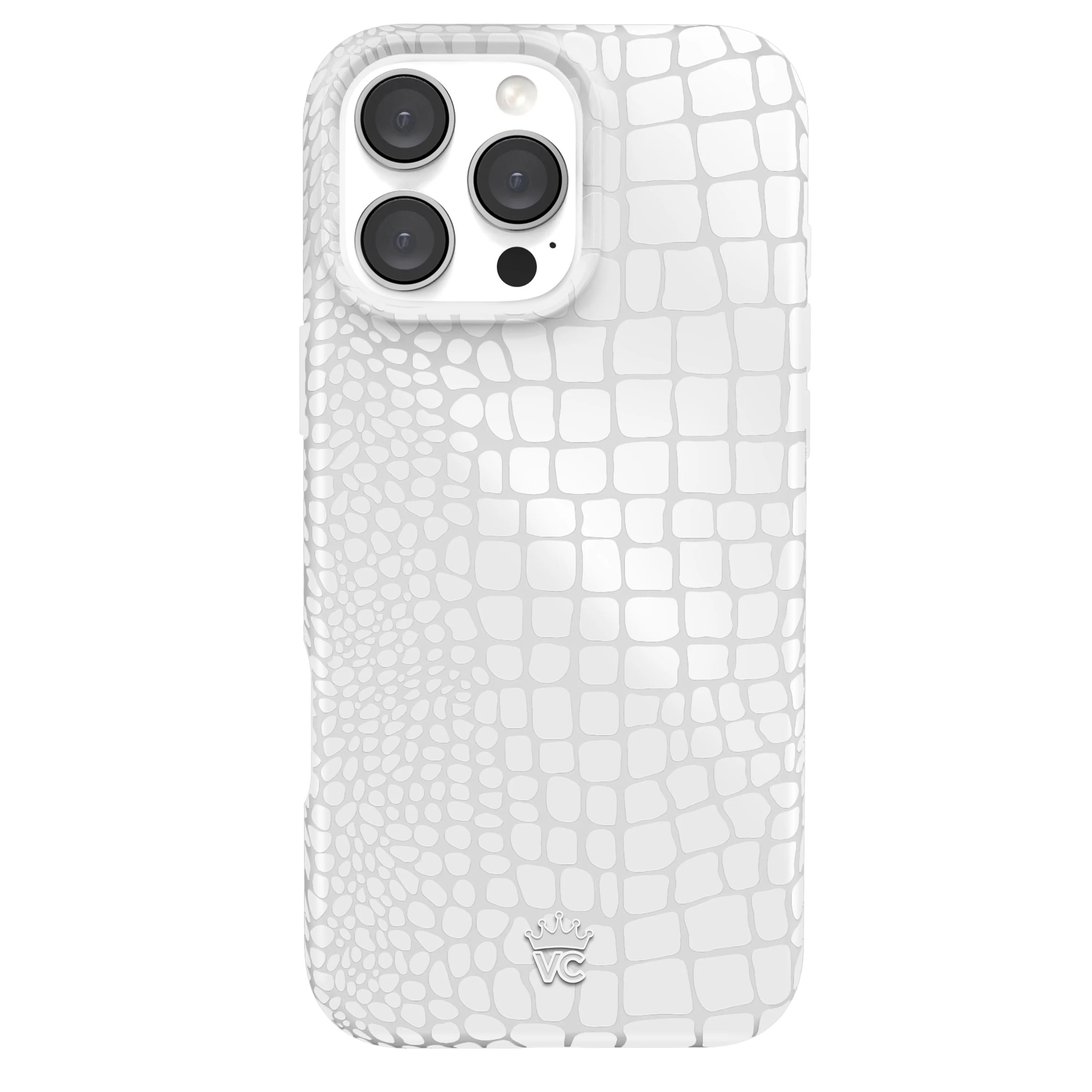 White Croc iPhone Case - Image 127