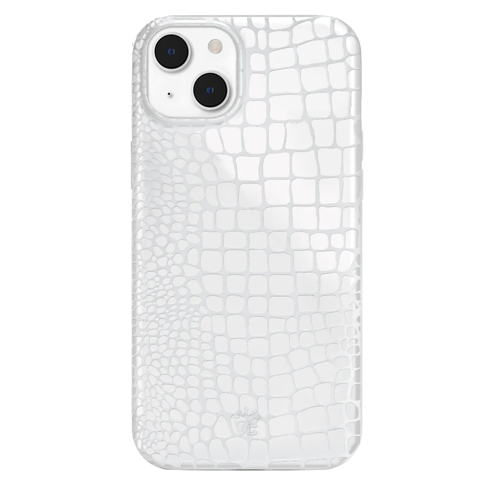 White Croc iPhone Case - Image 13
