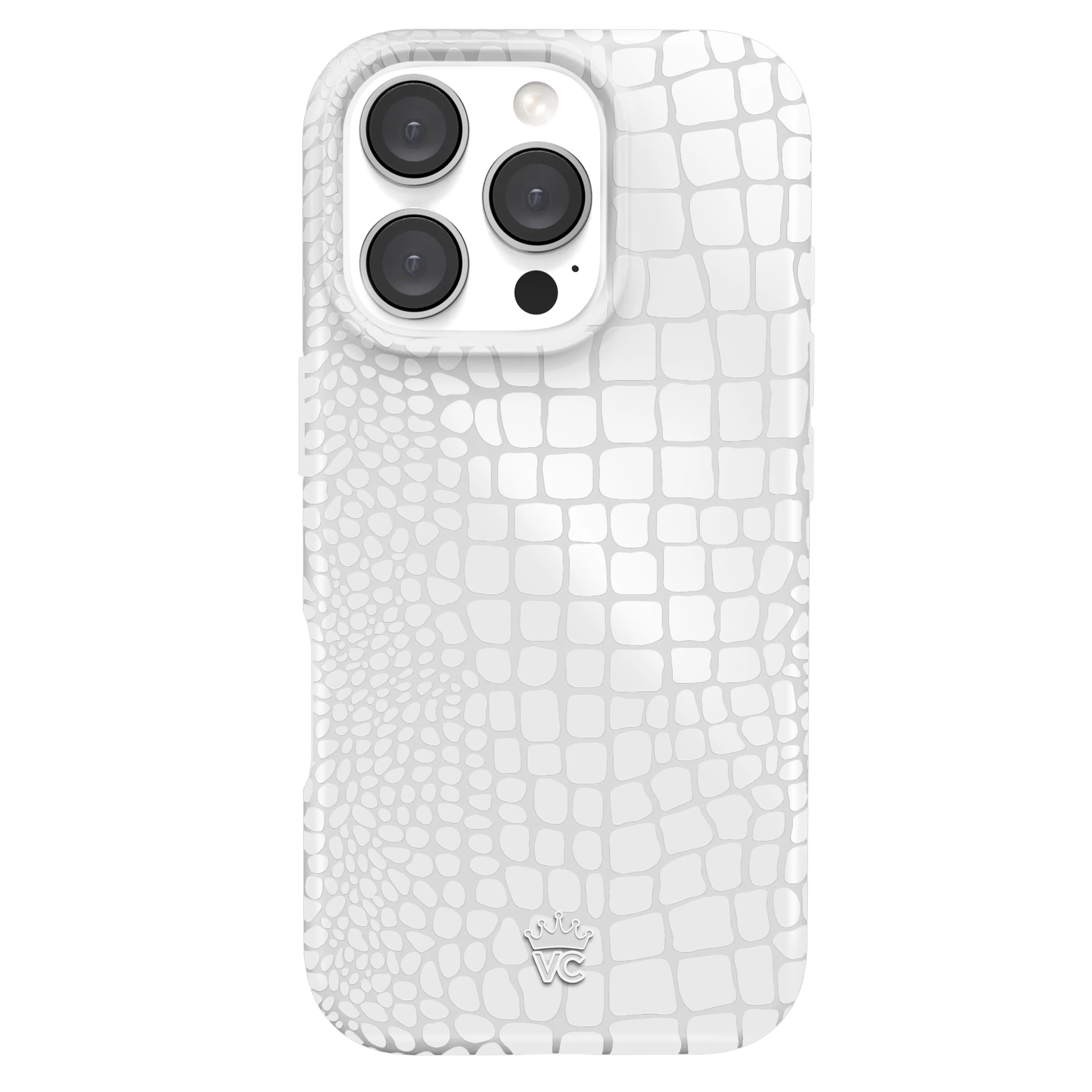 White Croc iPhone Case - Image 133