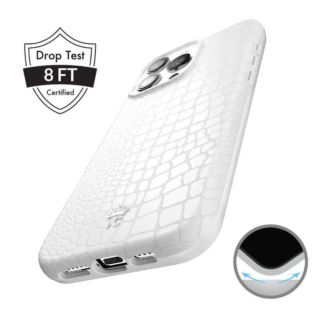 White Croc iPhone Case - Image 137