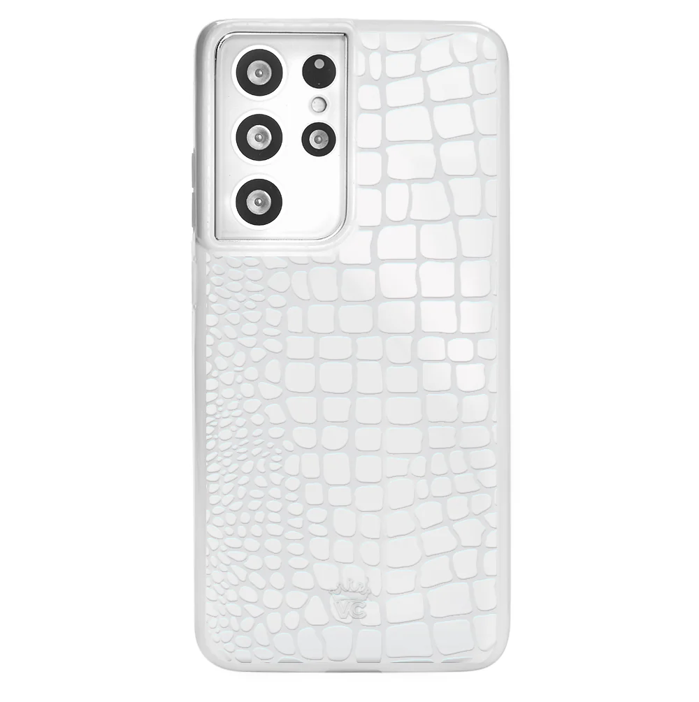 White Croc Samsung Case - Image 13