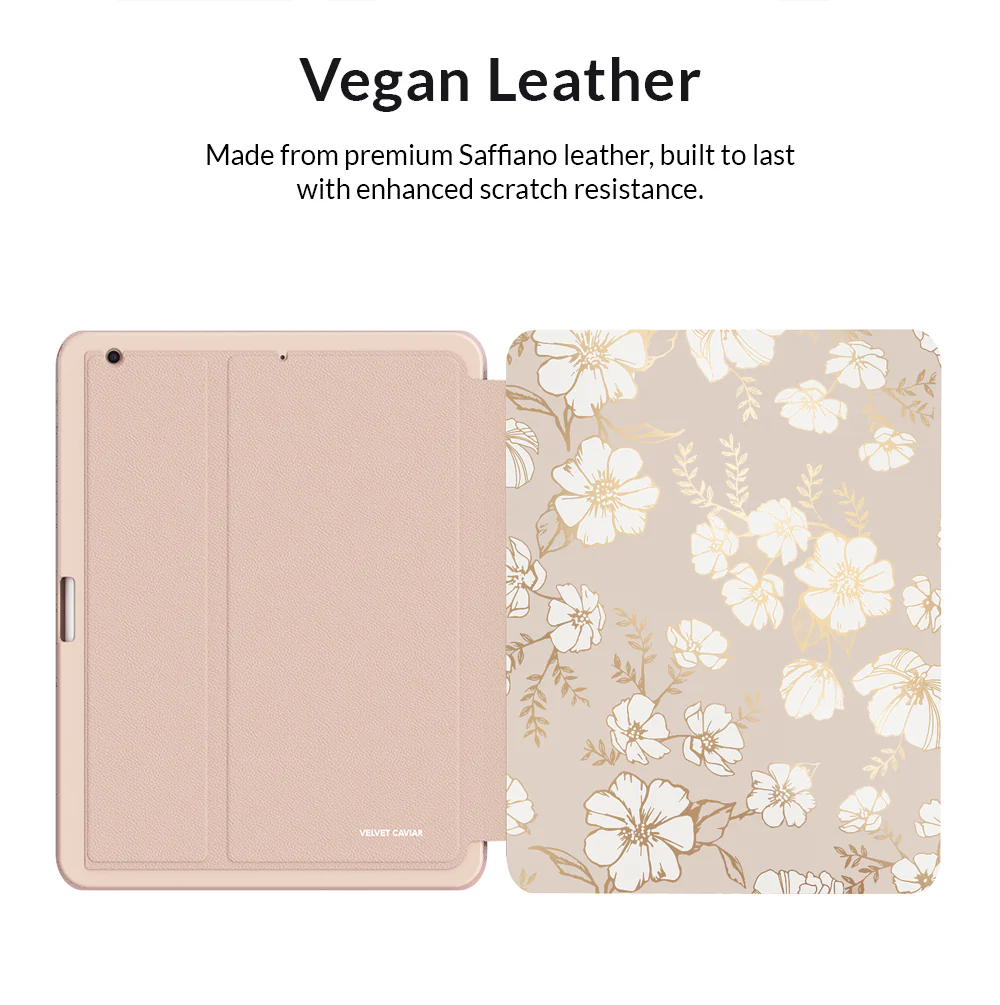 White Floral iPad Case 2.0 - Image 26