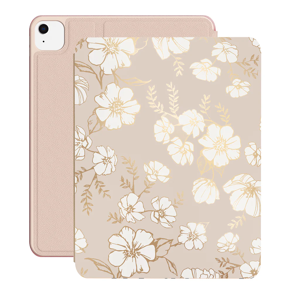 White Floral iPad Case 2.0 - Image 29
