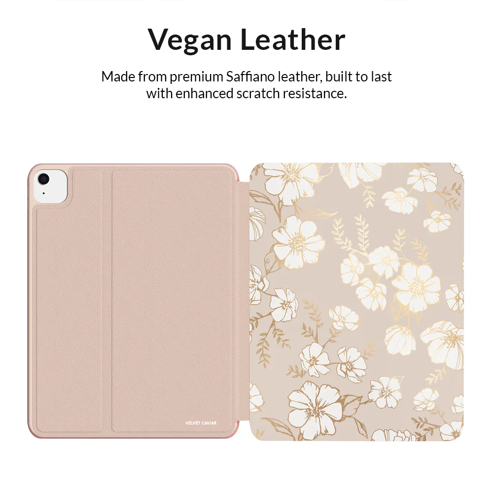 White Floral iPad Case 2.0 - Image 33