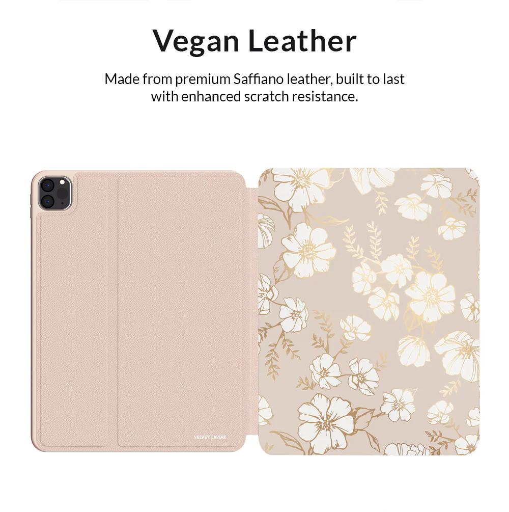 White Floral iPad Case 2.0 - Image 5
