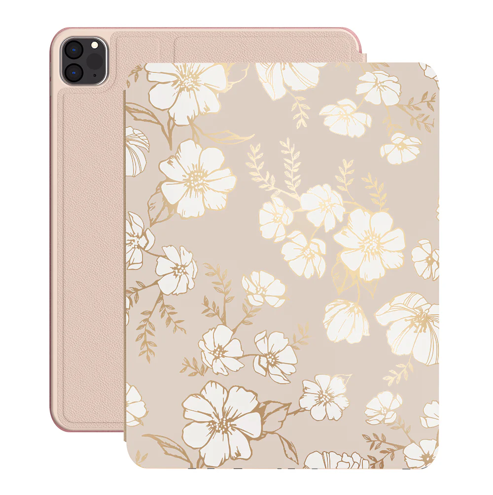 White Floral iPad Case 2.0 - Image 8