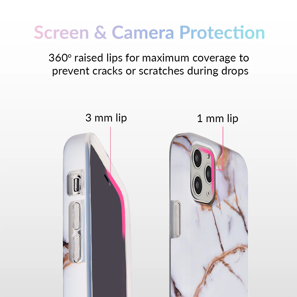White & Gold Marble iPhone Case - Image 67