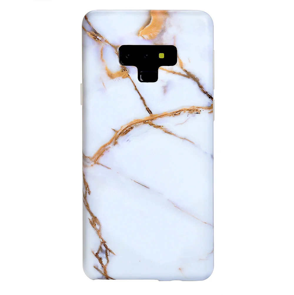 White & Gold Marble Samsung Case - Image 11