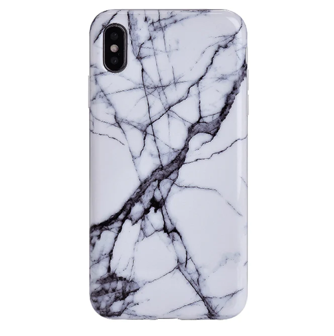 White & Gray Marble iPhone Case - Image 43