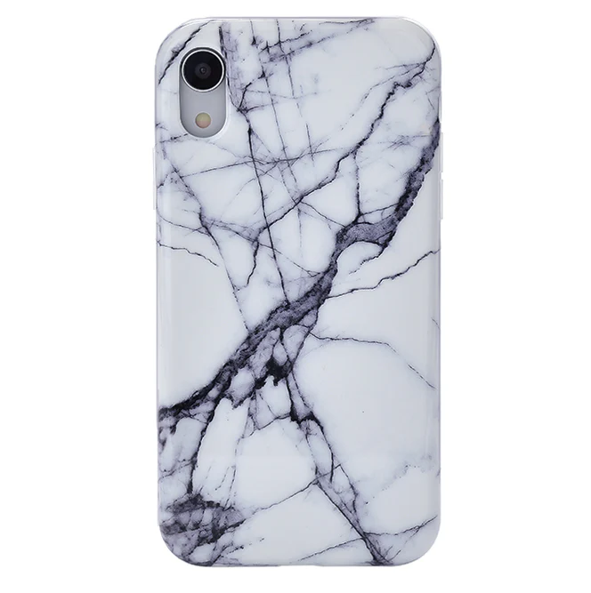 White & Gray Marble iPhone Case - Image 49
