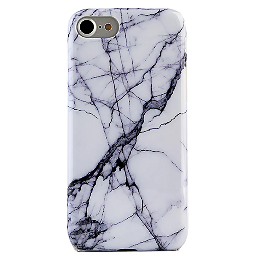 White & Gray Marble iPhone Case - Image 8
