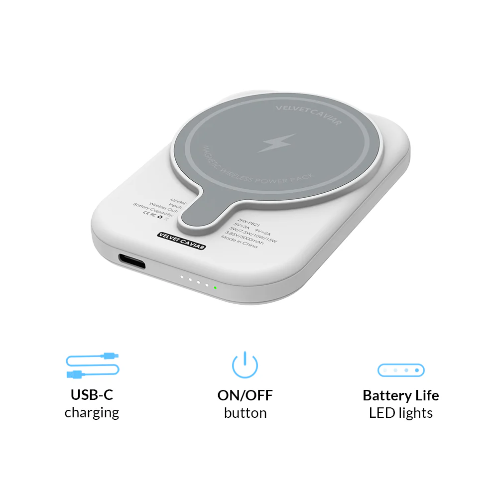 White MagSafe Battery Power Pack - Image 6